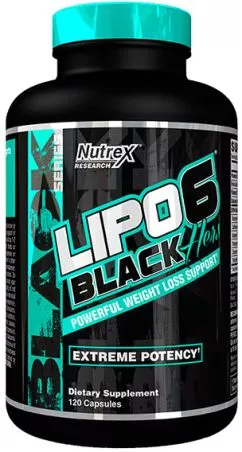 Жироспалювач Nutrex NR Lipo-6 Black Hers Powerfull 120 капсул (857268005380)