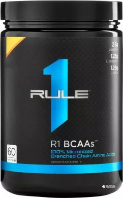 Аминокислота Rule 1 BCAAs 432 г Blue Raspberry (858925004739)