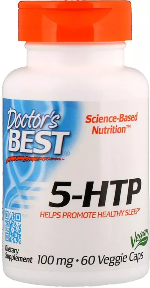 Аминокислота Doctor's Best 5-HTP (Гидрокситриптофан) 100 мг 60 капсул (753950000773) - фото №3