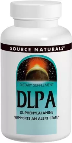 Амінокислота Source Naturals DLPA (фенілаланін) 375 мг 120 таблеток (21078001638)