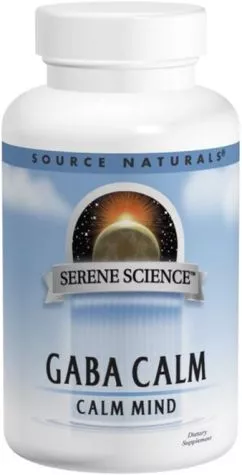 Амінокислота Source Naturals Serene Science GABA (гамма-аміномасляна кислота) 120 таблеток для розсмоктування (21078002697)