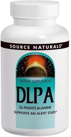 Аминокислота Source Naturals DLPA (фенилаланин) 750 мг 60 таблеток (21078001652)
