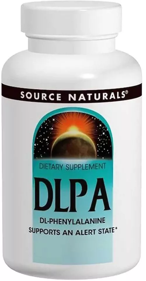 Аминокислота Source Naturals DLPA (фенилаланин) 750 мг 60 таблеток (21078001652) - фото №2