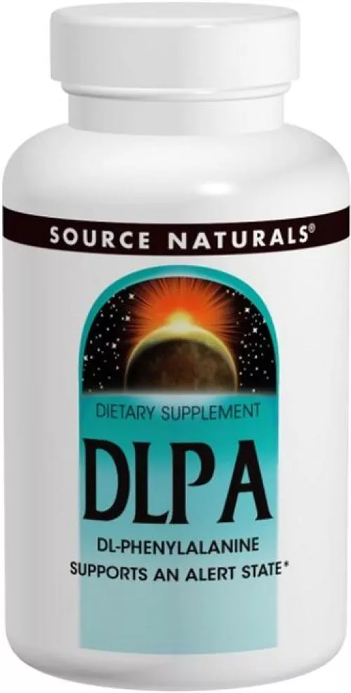 Аминокислота Source Naturals DLPA (фенилаланин) 375 мг 120 таблеток (21078001638) - фото №3