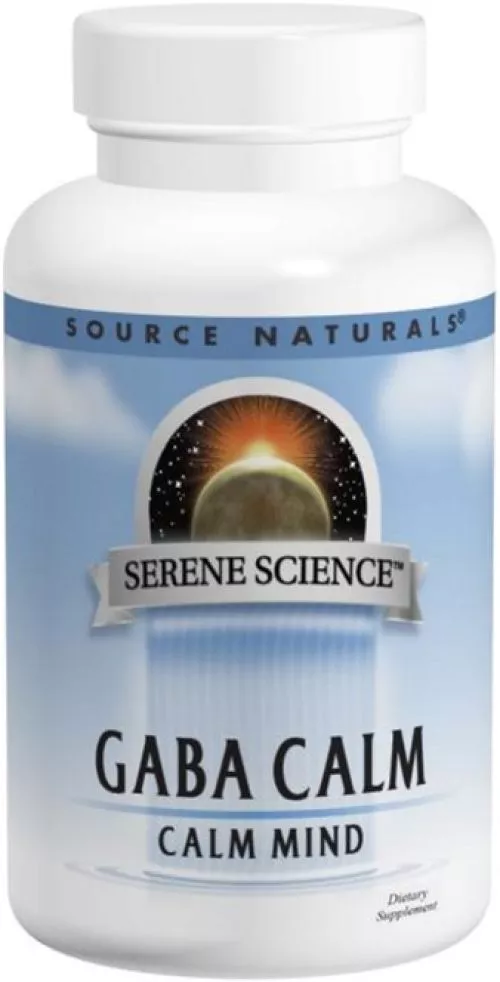 Аминокислота Source Naturals Serene Science GABA (гамма-аминомасляная кислота) 120 таблеток для рассасывания (21078002697) - фото №3