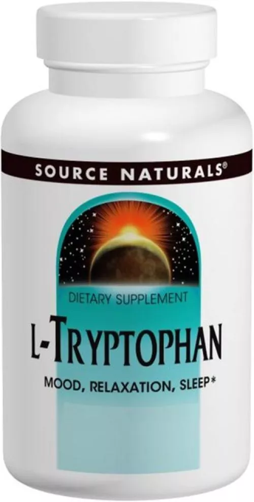 Аминокислота Source Naturals L-Триптофан 500 мг 60 капсул (21078019848) - фото №3
