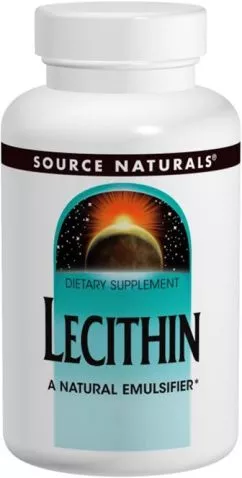 Амінокислота Source Naturals Лецитин 1200 мг 100 желатинових капсул (21078006169)