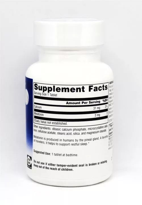 Аминокислота Source Naturals Sleep Science Мелатонин 3 мг 120 таблеток (21078005513) - фото №2