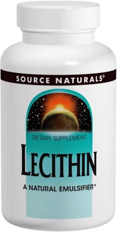 Амінокислота Source Naturals Лецитин 1200 мг 100 желатинових капсул (21078006169) - фото №3