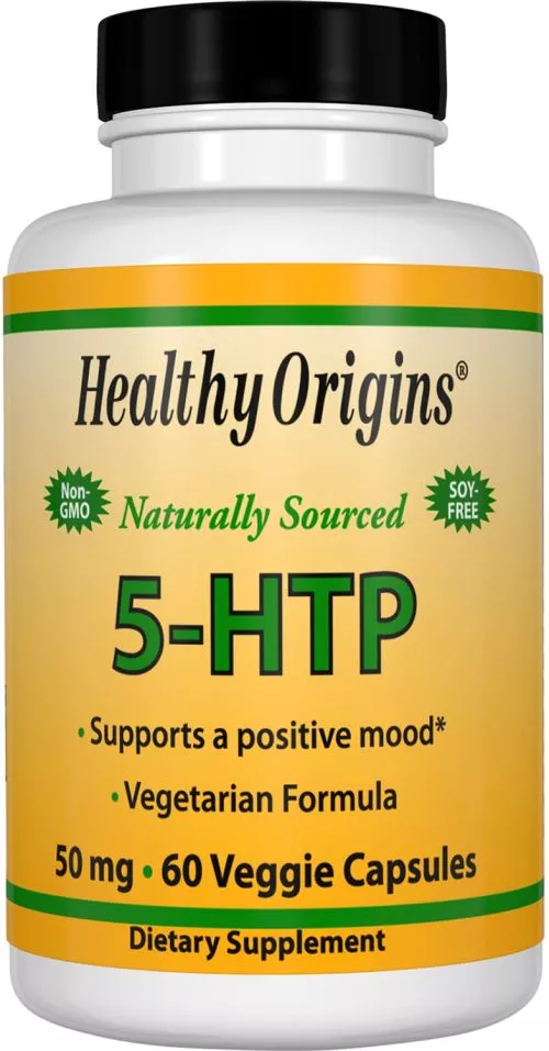 Амінокислота Healthy Origins 5-HTP (Гідрокситриптофан) 50 мг 60 гелевих капсул (603573350710) - фото №3
