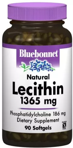 Амінокислота Bluebonnet Nutrition Натуральний лецитин 1365 мг 90 желатинових капсул (743715009240)