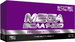 Амінокислота Scitec Nutrition Mega Bcaa 1400 120 капсул (5999100002449)