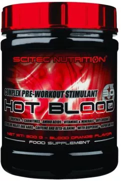 Предтренировочний комплекс Scitec Nutrition Hot Blood 3.0 300 g /15 servings/ Tropical Punch 300 г (SCN1472)
