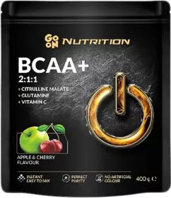 Амінокислота GO ON Nutrition BCAA Apple Cherry 400 г (5900617037374)