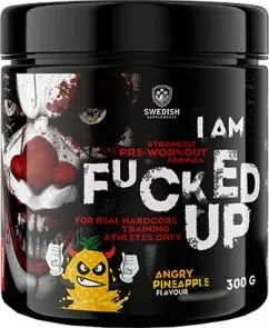 Предтренировочный комплекс Swedish Supplements Fucked Up Joker 300 г Angry Pineapple (7350069382078)