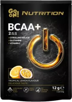 Аминокислота GO ON Nutrition Bcaa 12 г Tropical Lemon (5900617034632)