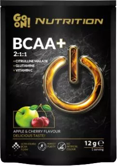 Аминокислота GO ON Nutrition Bcaa 12 г Apple Cherry (5900617034656)