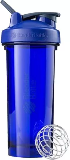 Спортивна пляшка-шейкер BlenderBottle Pro28 Tritan з кулькою 820 мл Темно-синя (Pro28 Ultramarine)