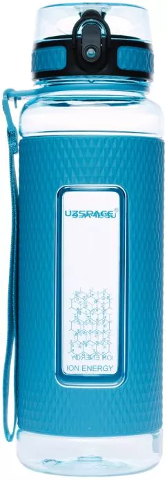 Пляшка для води Uzspace Diamond 950 мл Блакитна (6955482370230)