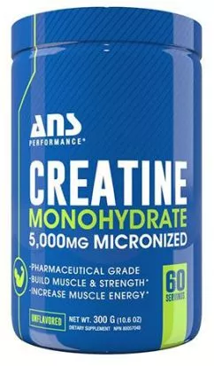 Креатин ANS Performance Моногидрат 5000 мг Микронизированный 300 г (671680)
