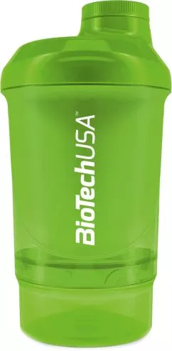 Шейкер Biotech Wave+ Nano shaker 300 мл + 150 мл Трав'яний (5999076220670)