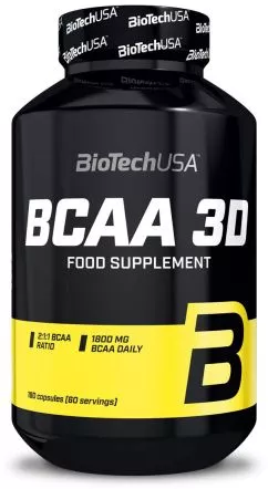 Амінокислота Biotech BCAA 3D 180 капсул(5999076234165)