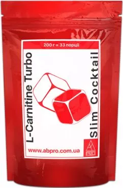 Жироспалювач AB PRO L-CARNITINE TURBO SLIM COCKTAIL 200 г (TUSL200AB0045)