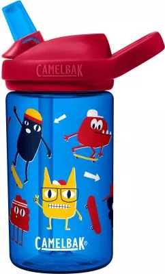 Пляшка для води CamelBak 2282402040 eddy+ Kids Kids 14 oz Skate Monsters 0.4 л (886798024707)