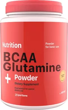 Аминокислота AB PRO BCAA (бцаа) + Glutamine Powder 236 г Strawberry (BCGL236ABST04)