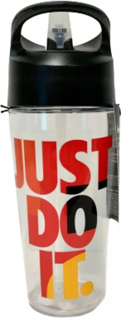 Пляшка для води Nike N.000.0035.950.16 TR Hypercharge Straw Bottle Graphic 16 Oz 473 мл Прозора (887791370297)