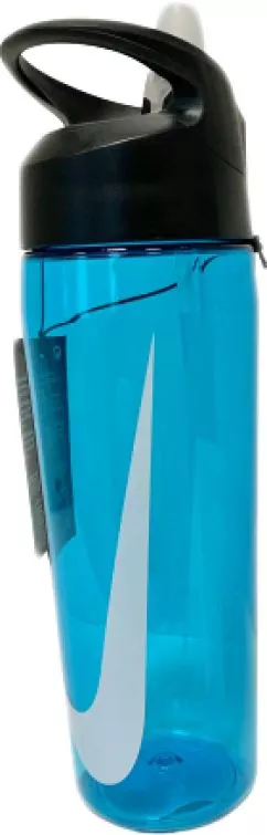 Пляшка для води Nike N.000.3184.430.24 TR Hypercharge Straw Bottle 24 Oz 709 мл Блакитна (887791327949)