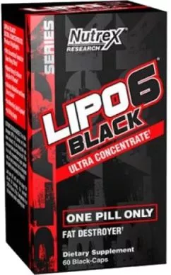 Жиросжигатель NUTREX Lipo-6 Black Ultra Concentrate 60 капсул (853237000714)