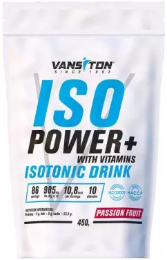 Ізотонік Vansiton ISO Power 450 г маракуя (4820106592140)