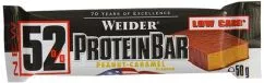 Протеїновий батончик Weider 52% Protein bar 50 г Peanut-caramel (4044782306475)
