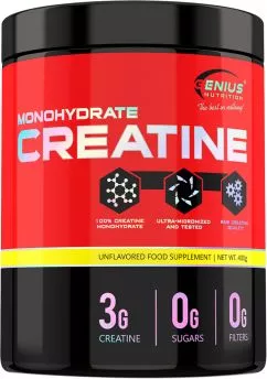 Креатин Genius Nutrition Creatine Monohydrate 400 г (728633110377)