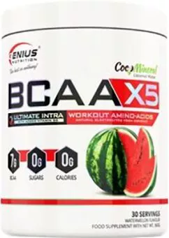 Аминокислота Genius Nutrition BCAA-X5 360 г Арбуз (5406829126450)