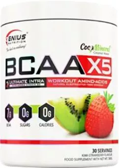 Аминокислота Genius Nutrition BCAA-X5 360 г Киви-клубника (5406872106294)