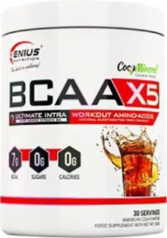 Амінокислота Genius Nutrition BCAA-X5 360 г Кола (5402869110015)
