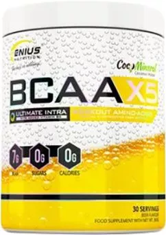 Аминокислота Genius Nutrition BCAA-X5 360 г Пиво (7358406941063)