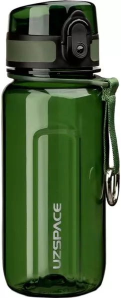 Пляшка для води Uzspace U-type 350 мл Зелена (6955482372722)