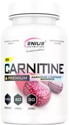 Жиросжигатель Genius Nutrition iCarnitine Premium 60 капсул (5405725235587)