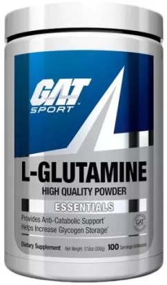 Амінокислота GAT L-Glutamine 500 г (859613000408)