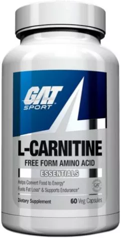 Жироспалювач GAT L- Carnitine 60 капсул (816170020669)