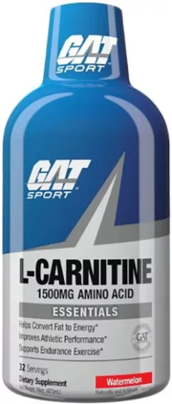 Жироспалювач GAT L- Carnitine 1500 мг 473 мл кавун (816170022779)