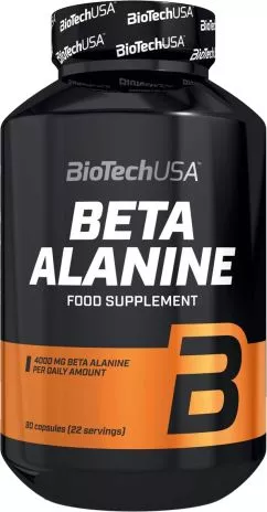 Аминокислота Biotech Beta-Alanine 4000 мг 90 капсул (5999076234189)