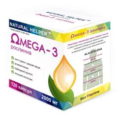Жирні кислоти Natural Helper Omega 3 Природний помічник (4820187660011)