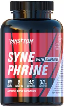 Жироспалювач Vansiton Synephrine 90 капсул (4820106592195)