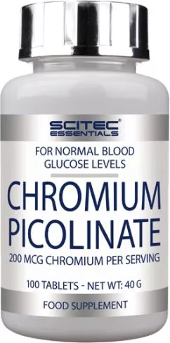 Жиросжигатель Scitec Nutrition Chromium Picolinate 100 капсул (728633102525)
