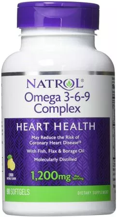 Жирные кислоты Natrol Omega 3-6-9 Cmplx 55% 90 капсул (047469009984)