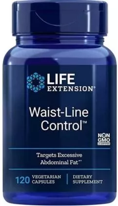 Жиросжигатель, Waist-Line Control, Life Extension, 120 вегетарианских капсул (737870190219)
